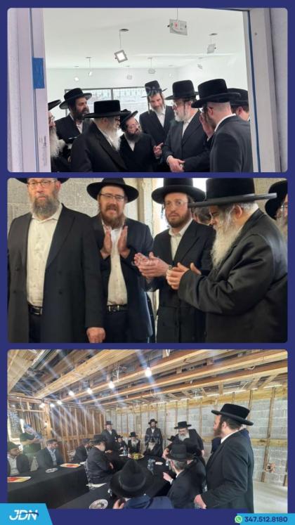 האדמו"ר מסאטמאר ביים מעמד יציקות הבורות אינעם מקוה