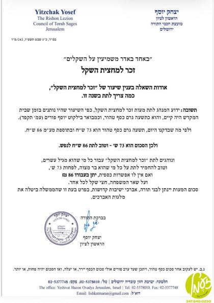 ירושלים - אין בעפארברייטונג צו פורים, האט הגאון רב