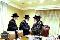 כ"ק אדמו"ר מבוהוש שליט''א בביקור בקו''פ אצל כ''ק ר