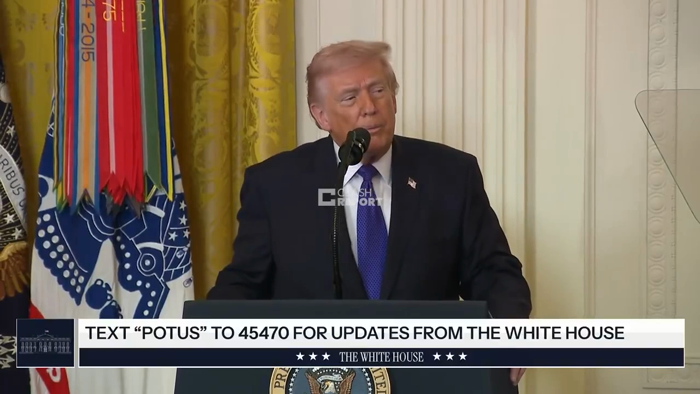 פרעזידענט טראמפ: "נאכדעם וואס מיר האבן חרוב געמאכט