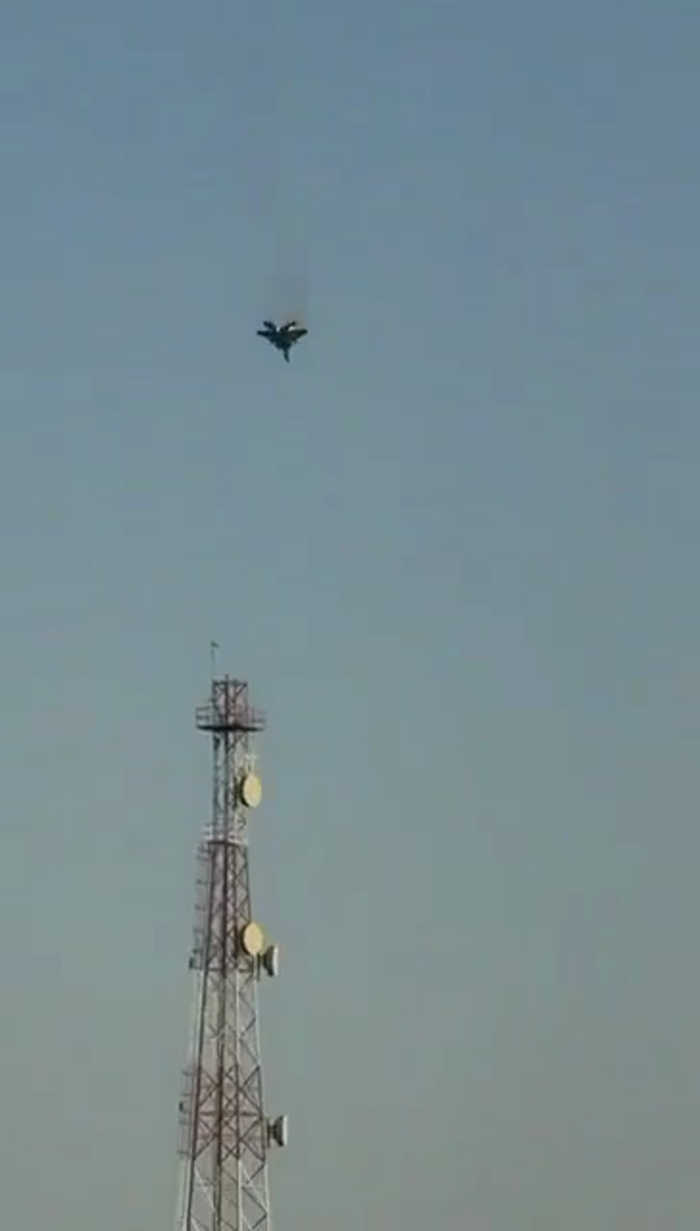 דראמאטישע פוטעדזש: די אמעריקאנער F-15 פליגער קראכט