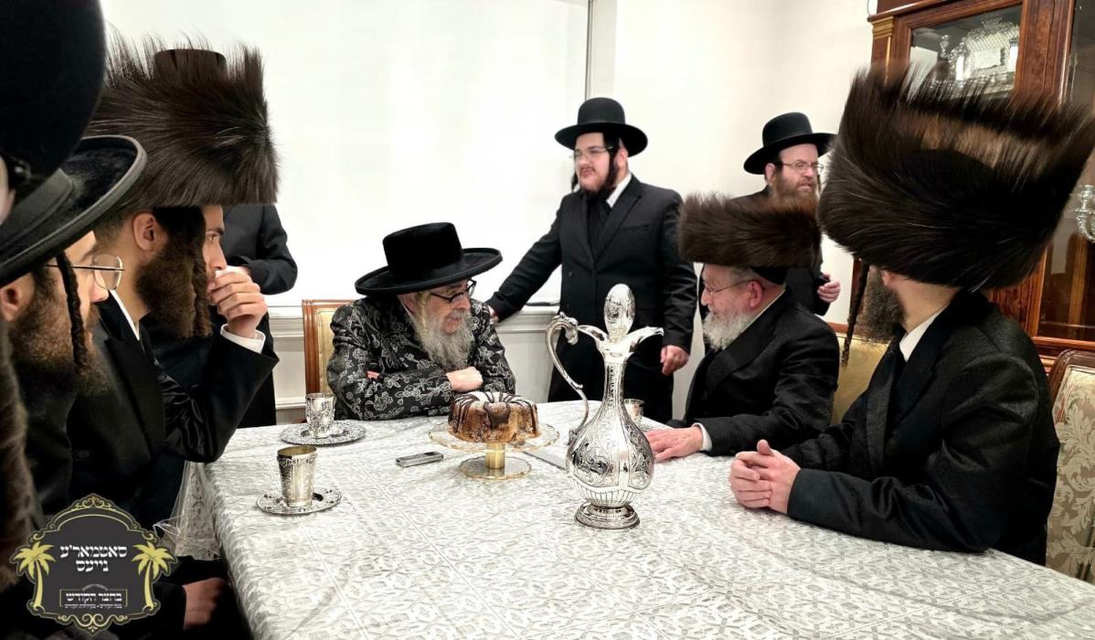 כ''ק רבינו הגה''ק שליט''א אויף א מסיבת לחיים אין ש