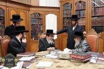 הגה"צ רבי יושע כ"ץ שליט"א אבד''ק מאגרוב בביקור בקו