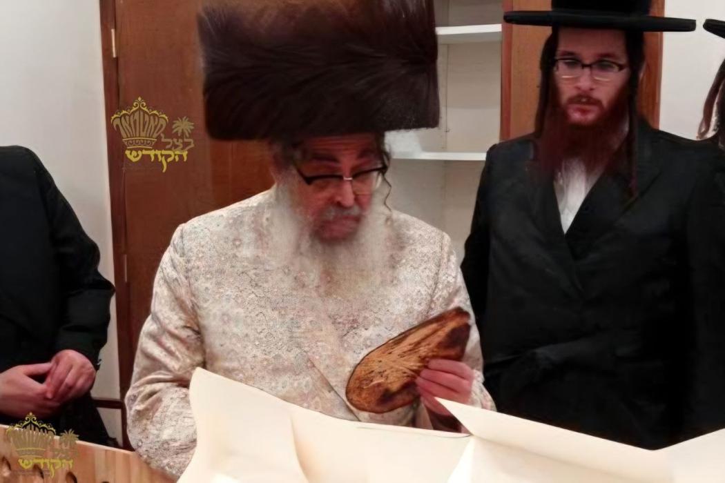 🌴בצל הקודש🌴 
רבינו שליט''א ביים מסדר זיין די מצות 