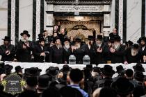 מעמד המרומם 'שאיבת מים שלנו' בצל הקודש פון כ''ק רב