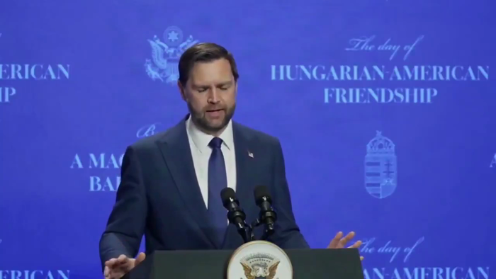 וויצע פרעזידענט דזשעי די ווענס אין אונגארן: מיר הא