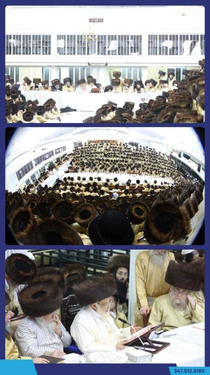 האדמו"ר מתולדות אהרן ביי נעילת החג מוצאי פסח.