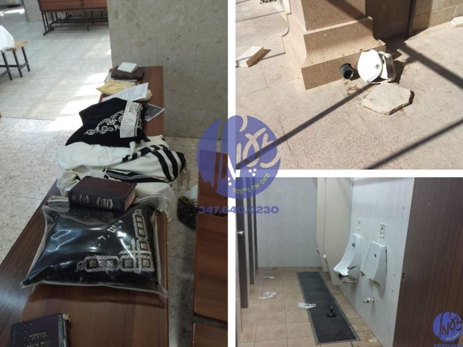 ירושלים - צוויי וואנדאלן האבן זיך פרייטאג פארטאגס 