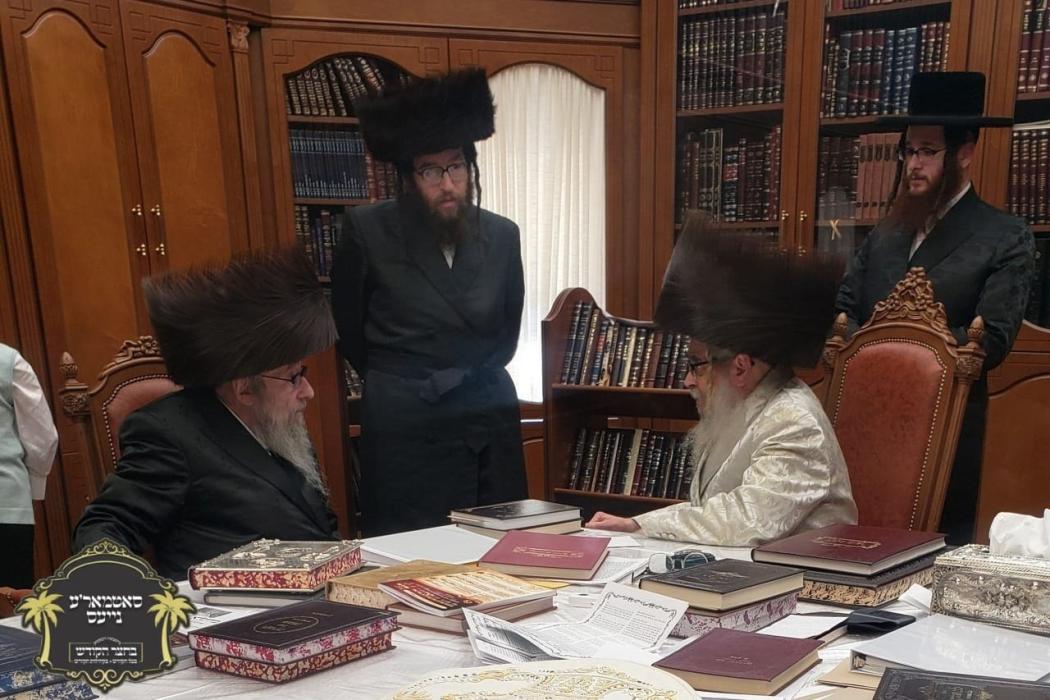 הגאון הגדול הדומ"ץ שליט"א בקו''פ אצל כ''ק רבינו הג