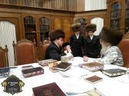 נכדי כ''ק אדמו''ר מסקווירא שליט''א, בקו''פ אצל כ''