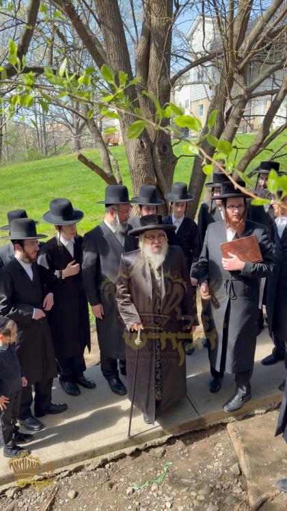 🌴בצל הקודש🌴 
רבינו שליט"א ביי ברכת אילנות היינט ער