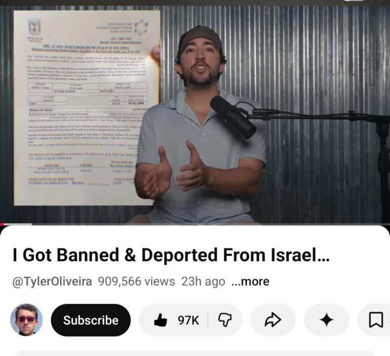 דער קאנטראווערסיאלער יוטוב פיגור טיילער אליווערע א