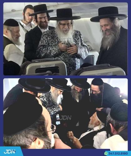 האדמו"ר מסאטמאר אויפן טשארטער פליגער אונטערוועגנס 