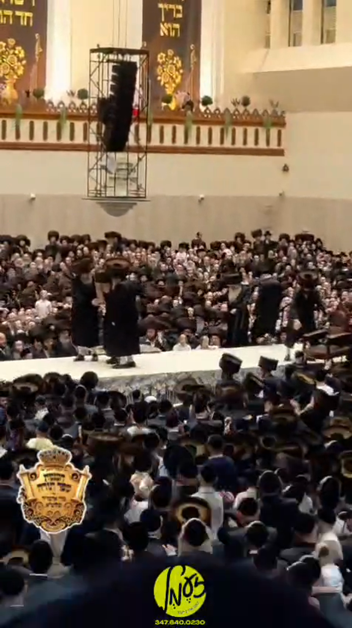 בני ברק - הכנסת ספר תורה דורך האדמו"ר מוויזניץ ערב