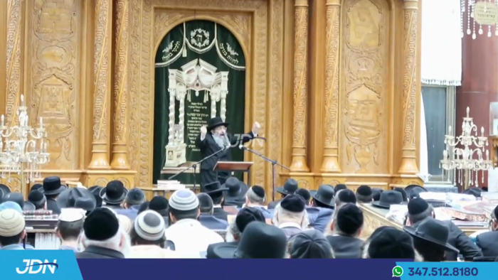 הגה"צ רבי צבי מאיר זילבערבערג ביים דרשת הכנה צום י
