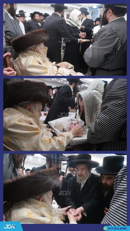 שמחת הברית פון א אור אייניקל ביי האדמו"ר מתולדות א