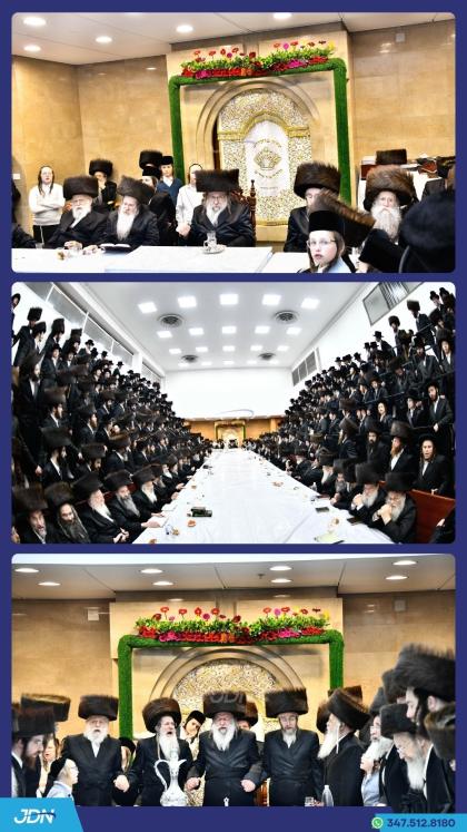 האדמו״ר מנדבורנה ביים נעילת החג טיש