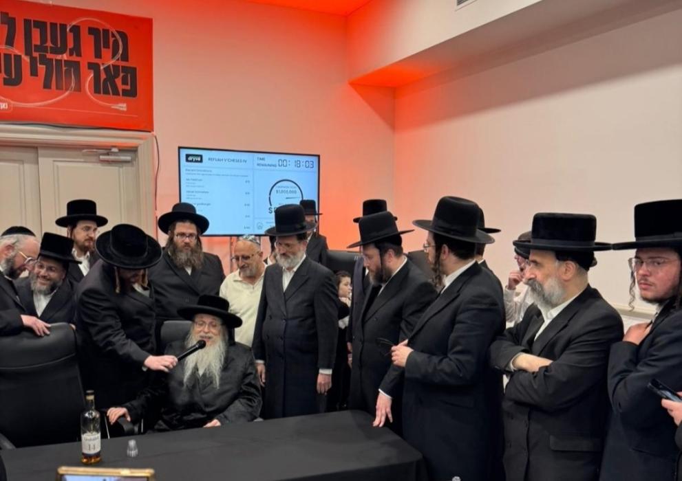 האדמו"ר מטאהש שליט"א האט באזוכט די קאמפיין הויפטקו