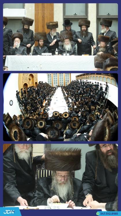 האדמו״ר מביאלא ביים נעילת החג טיש