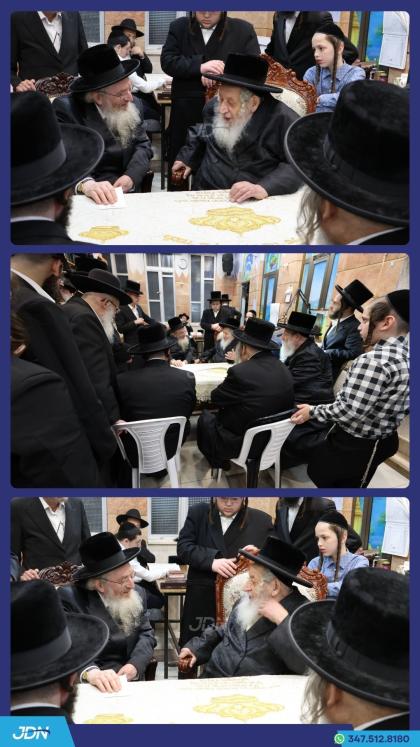 האדמו"ר מקארלין סטאלין באזוכט ביי האדמו"ר מנאראל.