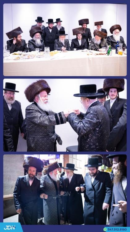 האדמו"ר ממונקאטש ביים שבע ברכות פון נכד האדמו"ר מב