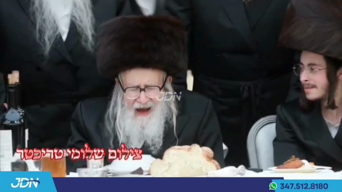 שמחת החתונה פון א אייניקל ביי האדמו"ר מאמשינוב