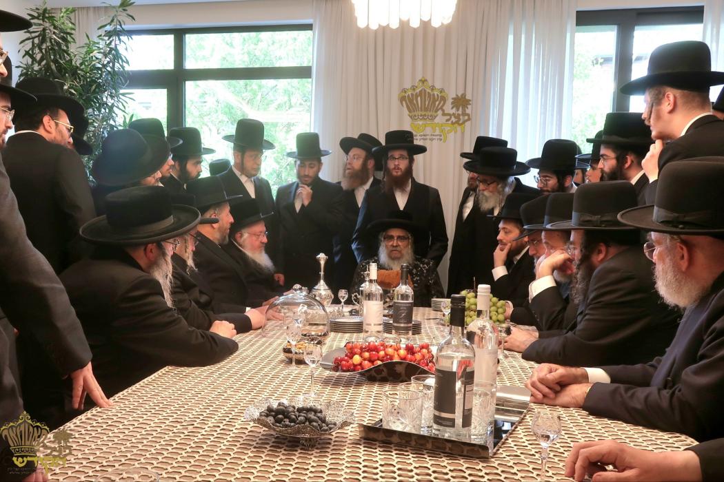 🌴בצל הקודש🌴 
רבינו שליט"א אויף א מסיבת לחיים אין ש