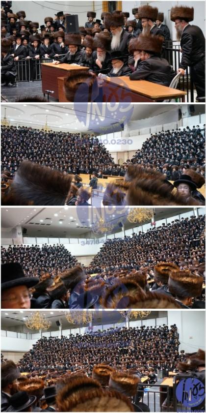 שיכון סקווירא - ניחום אבלים ביי האדמו"ר מסקווירא נ