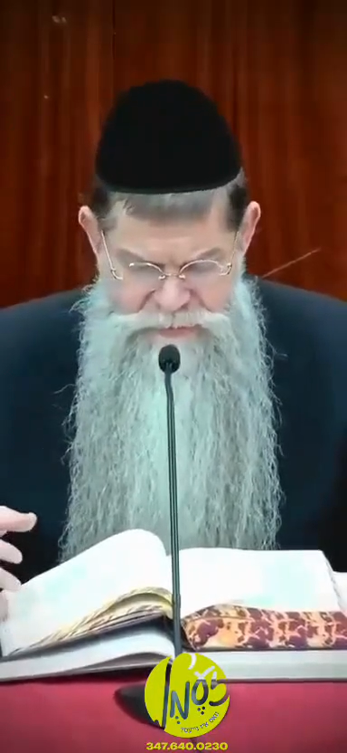 בארא פארק - הגאון רבי בנימין אייזנבערגער רב פון הי