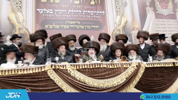 שמחת השבע ברכות לבת הגה"צ אב"ד וויזניץ אלעד בן האד