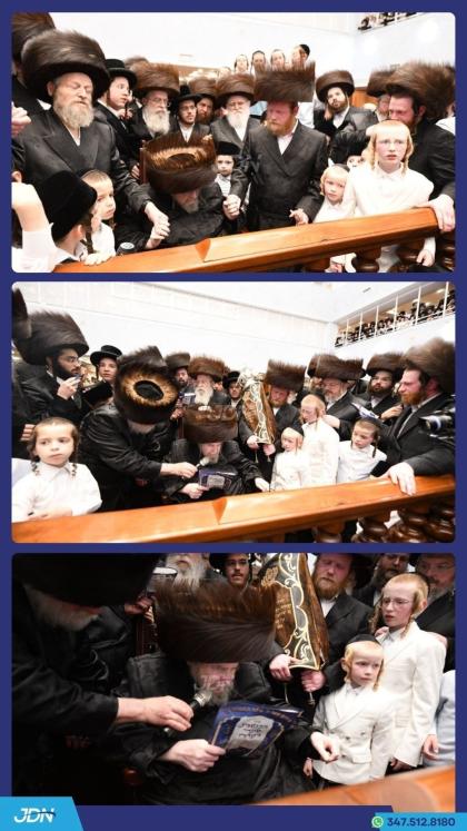 הכנסת ספר תורה צו ביהמ"ד הגדול בעלזא אין ירושלים, 