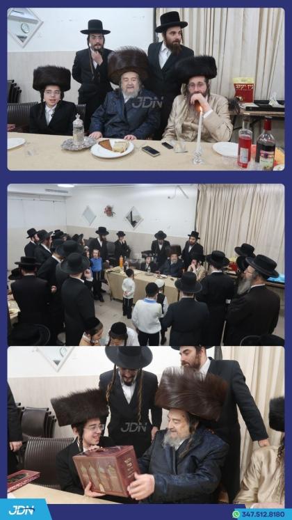 שמחת הבר מצוה פון אן אור אייניקל פון הגה"צ רבי יעק