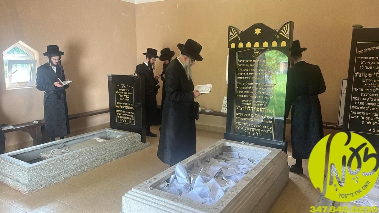 אוקריינע - גרויס התרגשות נעמט ארום חסידי קאסאן איב