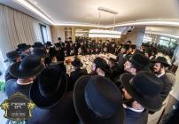 כ''ק רבינו הגה''ק שליט''א אויף א מסיבת לחיים אין ש
