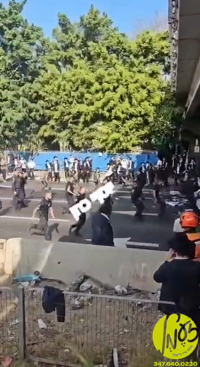 שאק נאך וואס מדינת ישראל פאליציי זיך באגאנגען מיט 