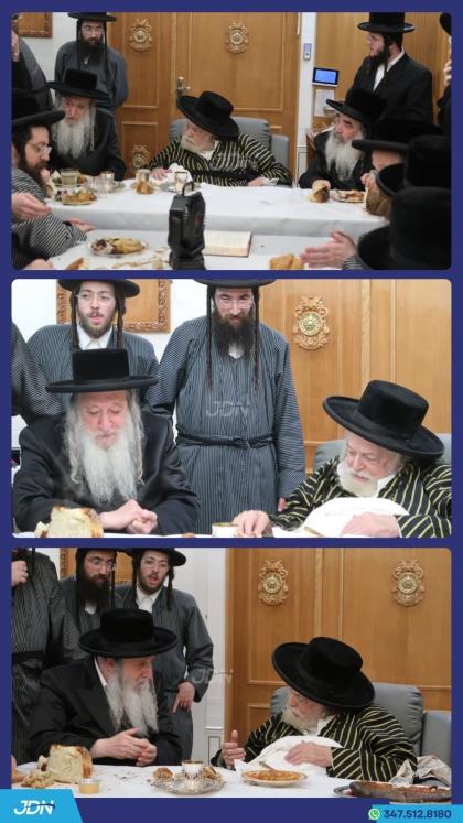 האדמו"ר מתולדות אברהם יצחק ביים סעודת ראש חודש, אי