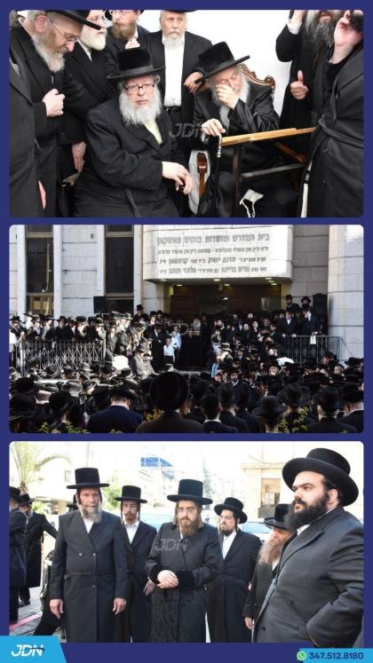 מסע הלוויה פון הגה"צ ר' חיים דוב היילפערין זצ"ל, ב
