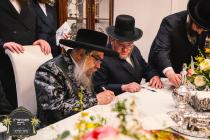 ביקור קודש פון כ''ק רבינו הגה''ק שליט''א בקרב קהלת
