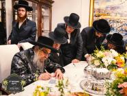 ביקור קודש פון כ''ק רבינו הגה''ק שליט''א בקרב קהלת