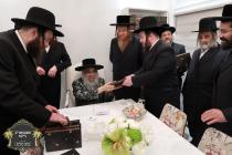 ביקור קודש פון כ''ק רבינו הגה''ק שליט''א בקרב קהלת