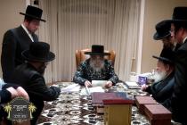 האדמו"ר מדעעש קר"י שליט''א בקו''פ אצל כ''ק רבינו ה