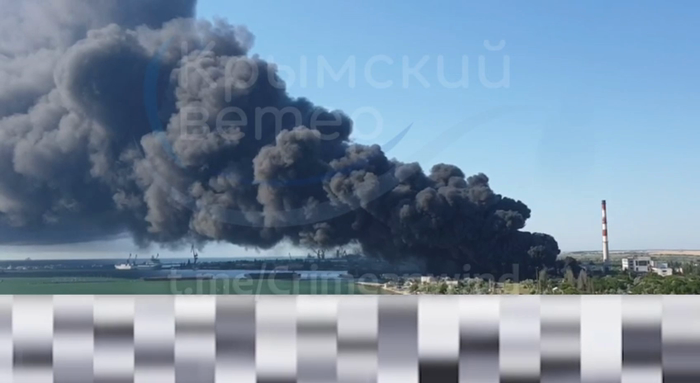 אן אוקראינישע אטאקע אויף אן ענערגיע פּלענט אין קרימ