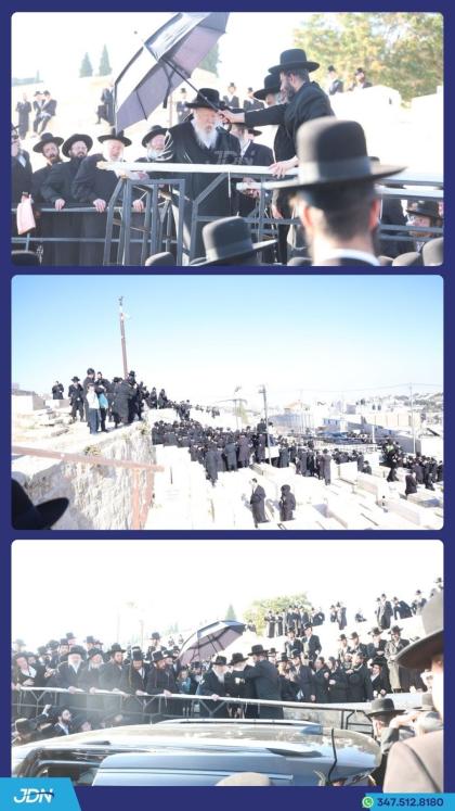 האדמו"ר מגור ביים עלי' לציון אביו הרה"ק בעל לב שמח