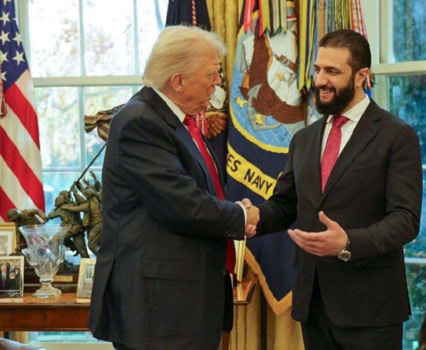 פרעזידענט טראמפ וועט זיך טרעפן מיט סירישער פרעזידע