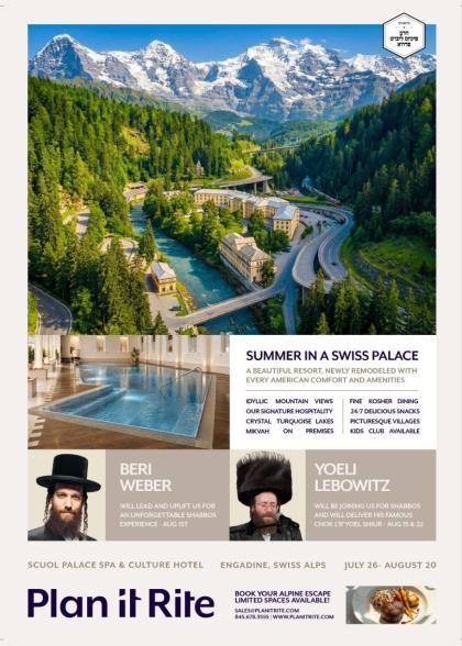 This Summer...
*Try the Swiss Alps.*

🌞Breathtakin
