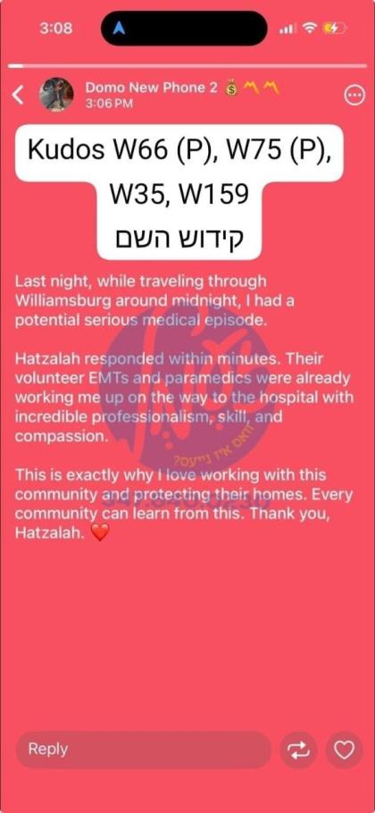 וויליאמסבורג -  א גרופע הצלה פאראמעדיקס און וואלונ