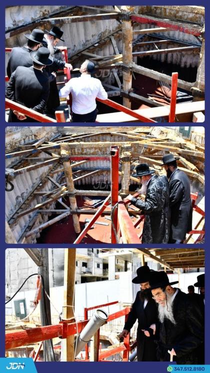 האדמו"ר מאלכסנדר באזוכט די בוי ארבעט פארן נייעם אל