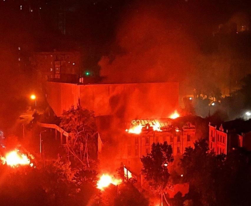 רוסלאנד האט דורכגעפירט א מאסיווע אטאקע אויף קיעוו,