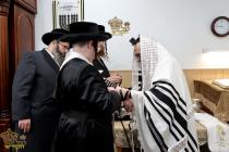 🌴בצל הקודש🌴 
רבינו שליט"א ביים לייגן תפילין פאר בר