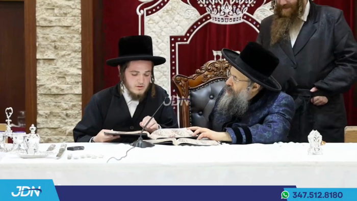 האדמו"ר מבאבוב -45 ביי די סיומי מסכתות מוצאי תשעה 